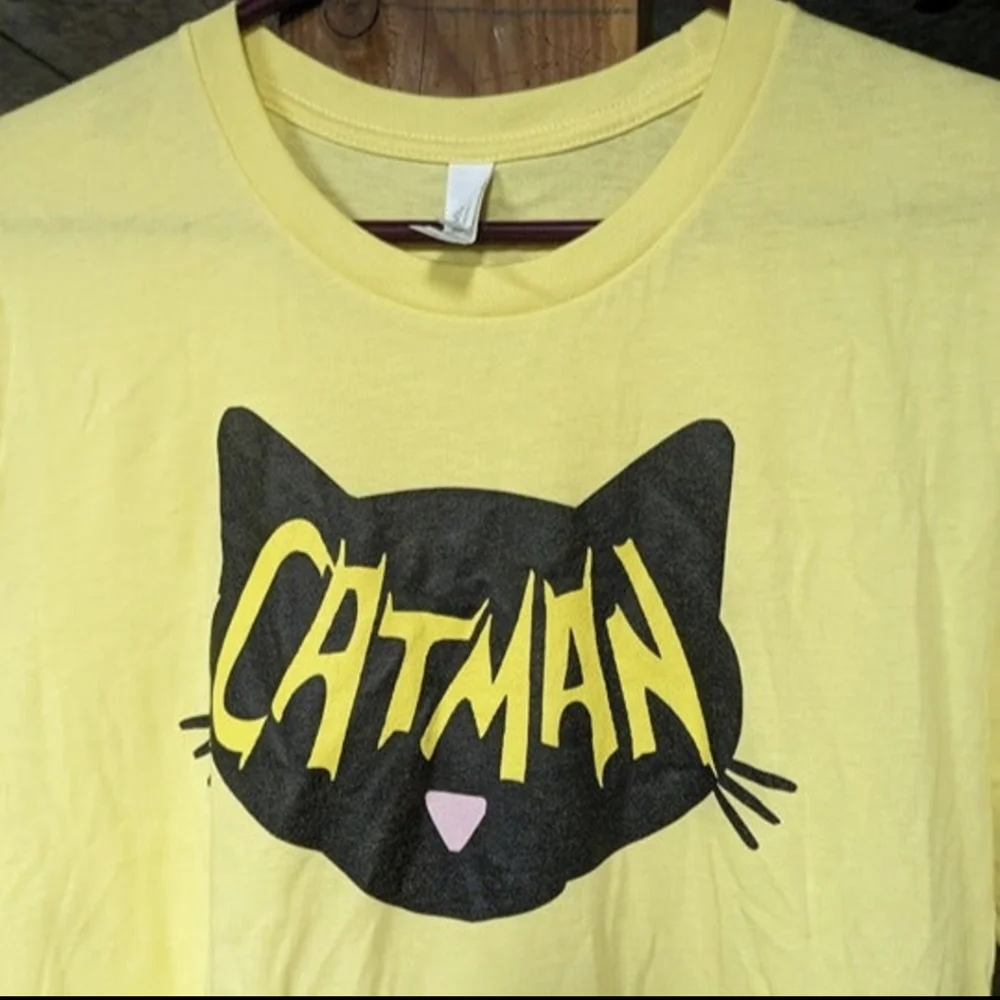 Catman T-Shirt (Designed by Me!) on Bella Canvas Shirt - Men's Medium - Picture 5 of 6